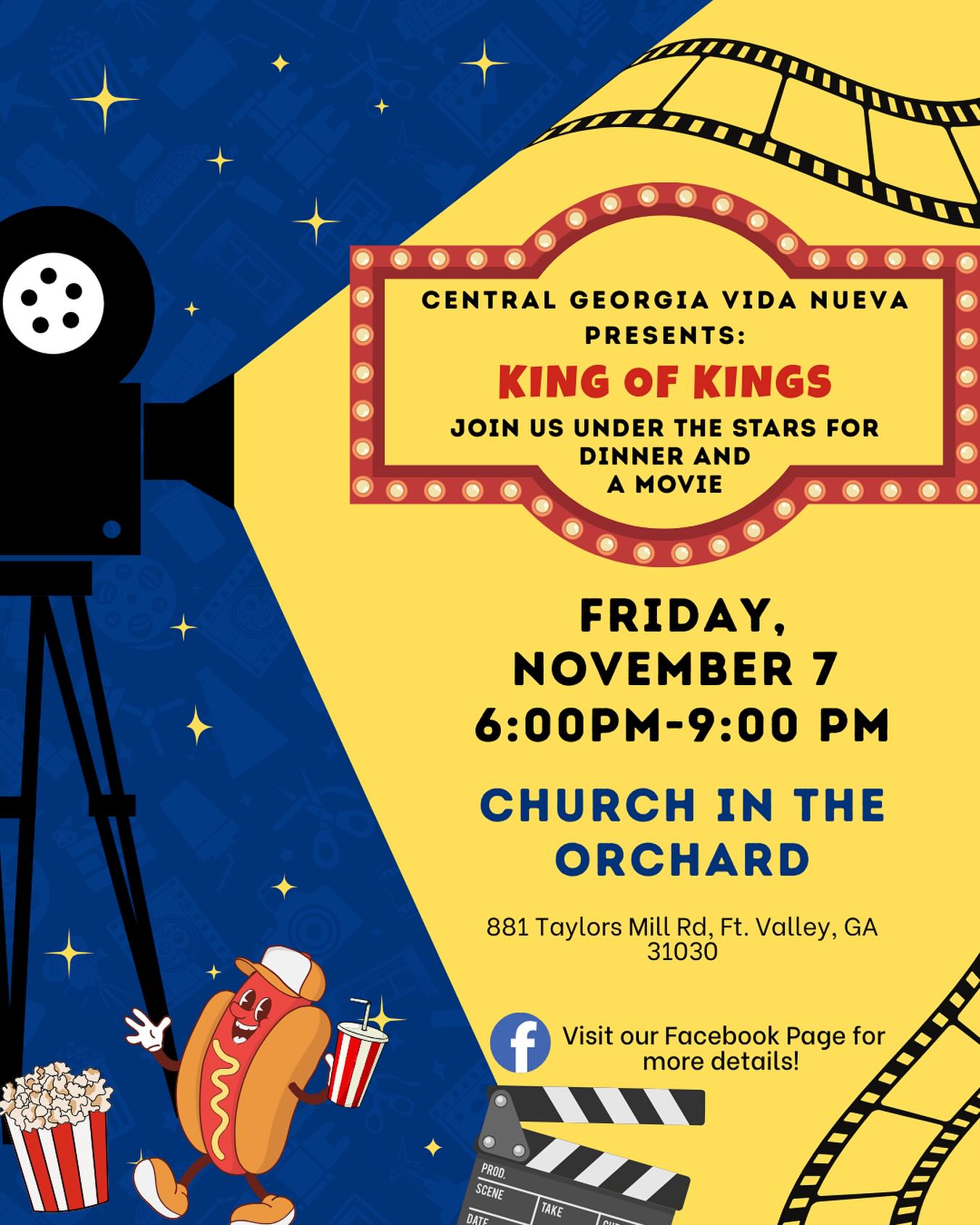 Come on out on Nov 7th to the VN gathering. We will have food. Bring a blanket and come on out and enjoy a movie in the Orchard!
