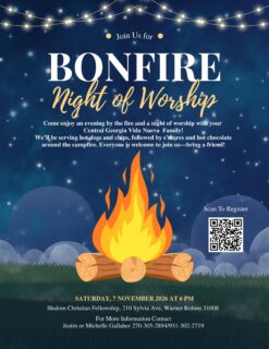 Come on out and join us on November 7th at 6pm. Food will be provided. Bring a friend and a chair. If you are interested in coming please scan the QR code and register so we can have a head count. Hope to see everyone there!
