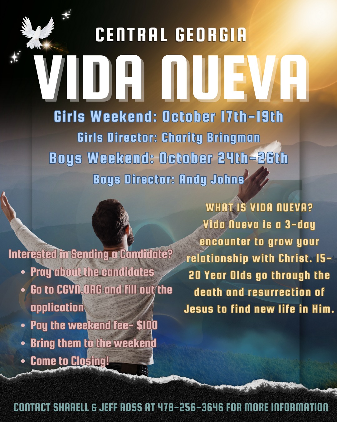 As the weekends are quickly approaching we need to be in prayer about sponsoring the youth! These weekends can't happen if we don't do our part in getting the youth on these weekends!! If you don't know of a youth and would like to sponsor someone financially we have that option as well. Please reach out to anyone on the council and we can help in any way!
