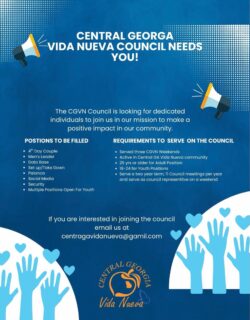 If you are interested in being on the council. Please reach out to we have multiple positions available.